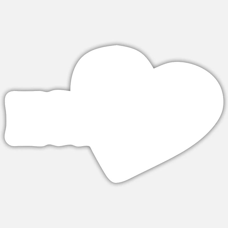 Kolya d’or - Sticker taille S (10 x 10 cm) - blanc mat