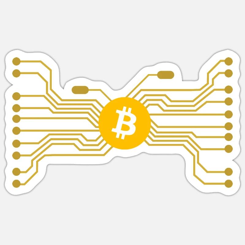 Bitcoin Crypto Sticker size S (10 x 10 cm)