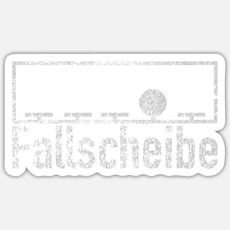 BDS Disziplin Fallscheibe Sticker Größe S (10 x 10 cm)