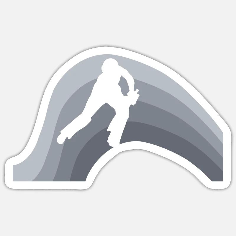 Cricketers Cricket Team Cricketers - Sticker size S (10 x 10 cm) - white matte