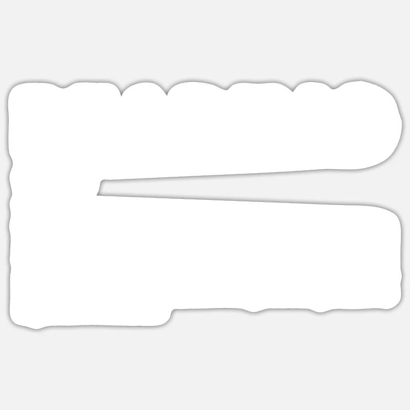 Reader Definition Reading - Sticker size S (10 x 10 cm) - white matte