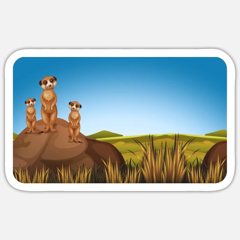 Sticker Größe S (10 x 10 cm) - 