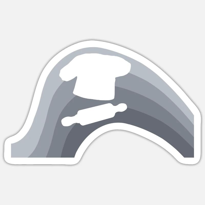 Baking Törtchen Sticker Größe S (10 x 10 cm)