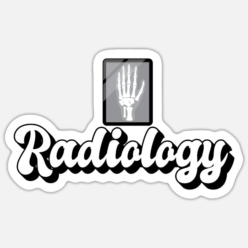 Radiology Squad Rad Tech Radiographer Technician Sticker size S (10 x 10 cm)