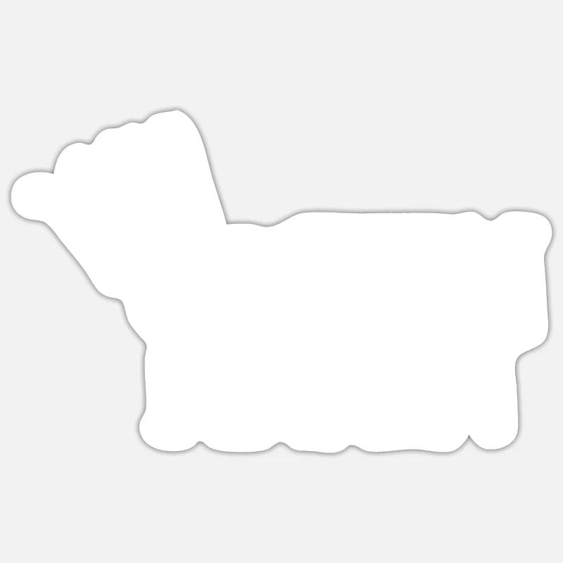 Maxin - Sticker Größe S (10 x 10 cm) - Mattweiß