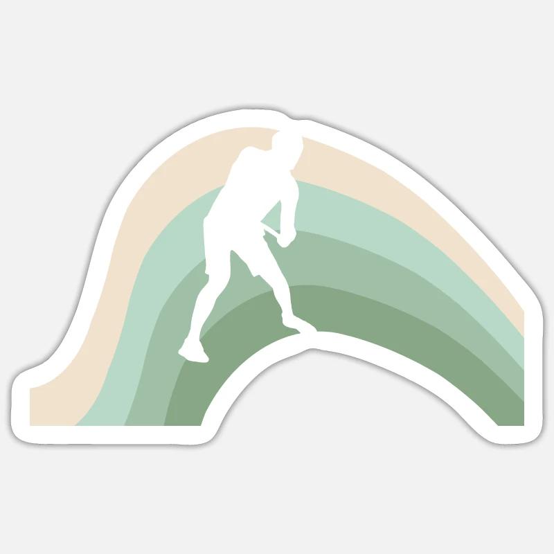 Disc Disc Golf Player - Sticker size S (10 x 10 cm) - white matte
