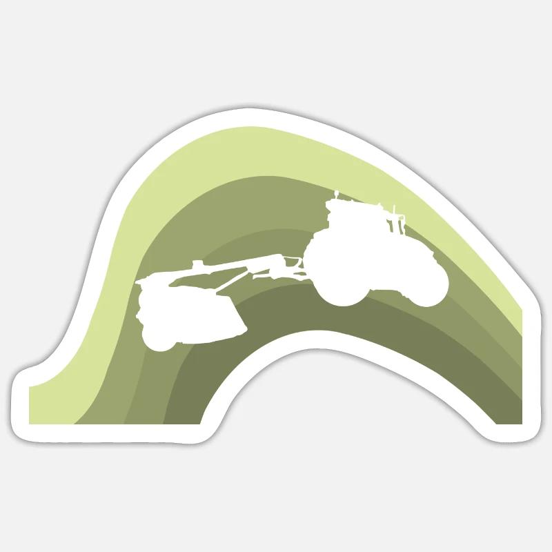 Yard - Sticker size S (10 x 10 cm) - white matte