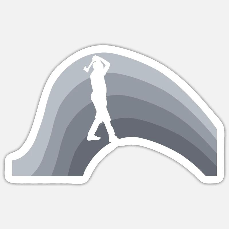 Axtwerfen Doppelaxt Axtwerfen Sticker Größe S (10 x 10 cm)