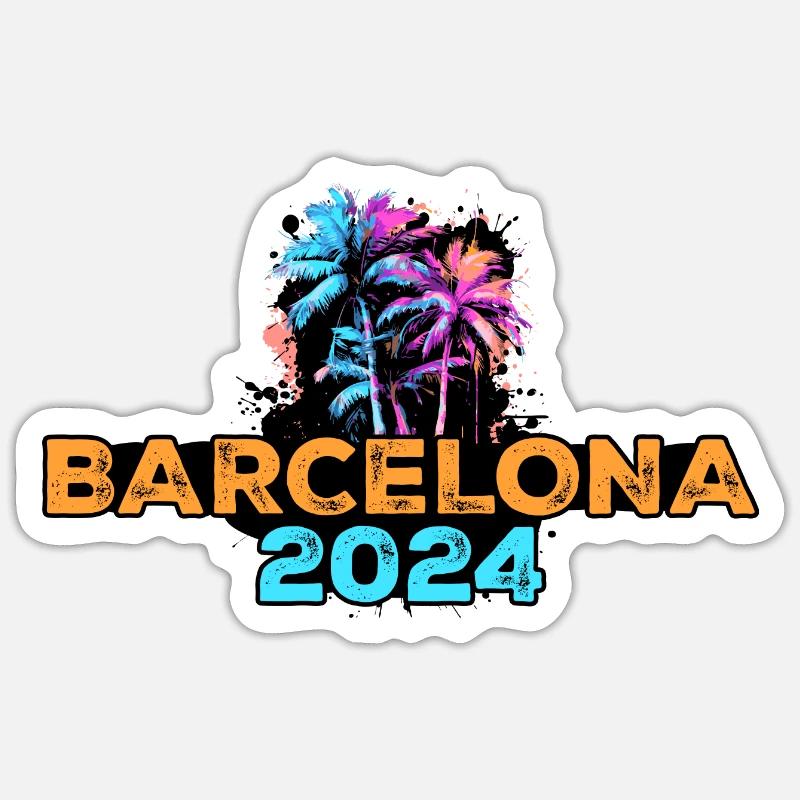 Tournée Barcelone 2024 Sticker taille S (10 x 10 cm)