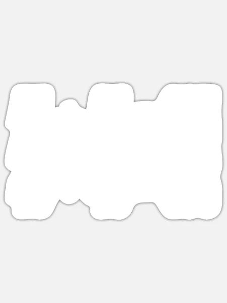 45 + 45 = 135 31 - Sticker Größe S (10 x 10 cm) - Mattweiß