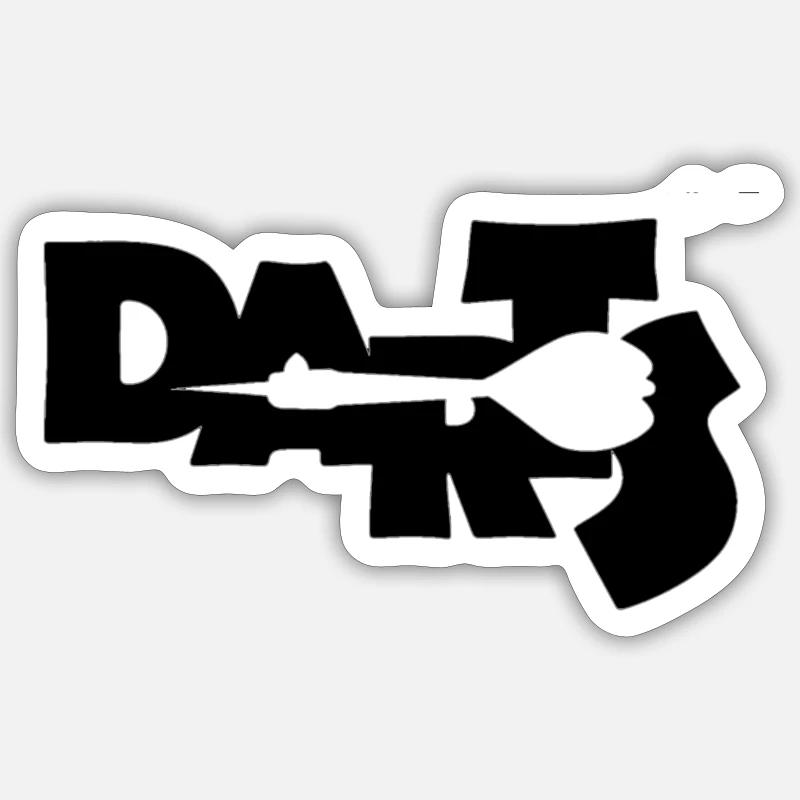 Dartpfeil3 Sticker Größe S (10 x 10 cm)