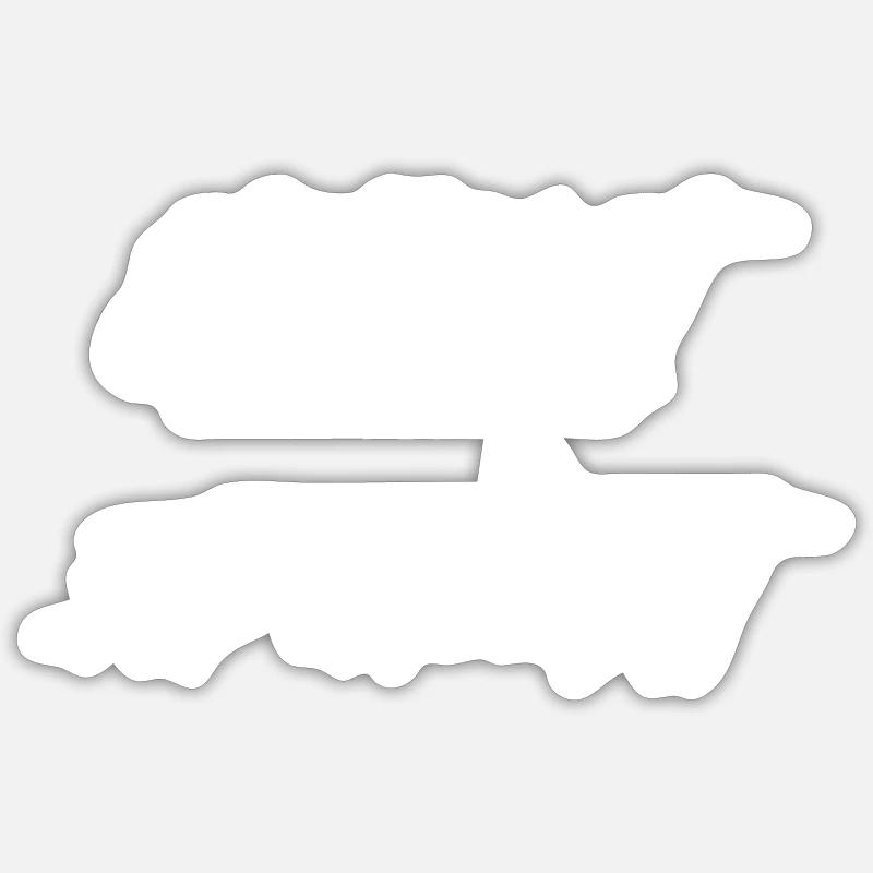 Stuttgart Bad Cannstatt Tshirt Sticker Größe S (10 x 10 cm)