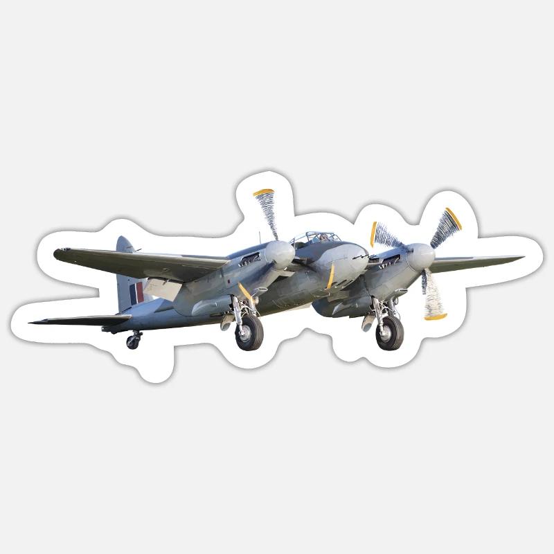 Moustique - Sticker taille S (10 x 10 cm) - blanc mat