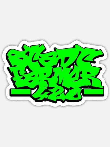 Stadtfarmer 420 - Sticker Größe S (10 x 10 cm) - Mattweiß