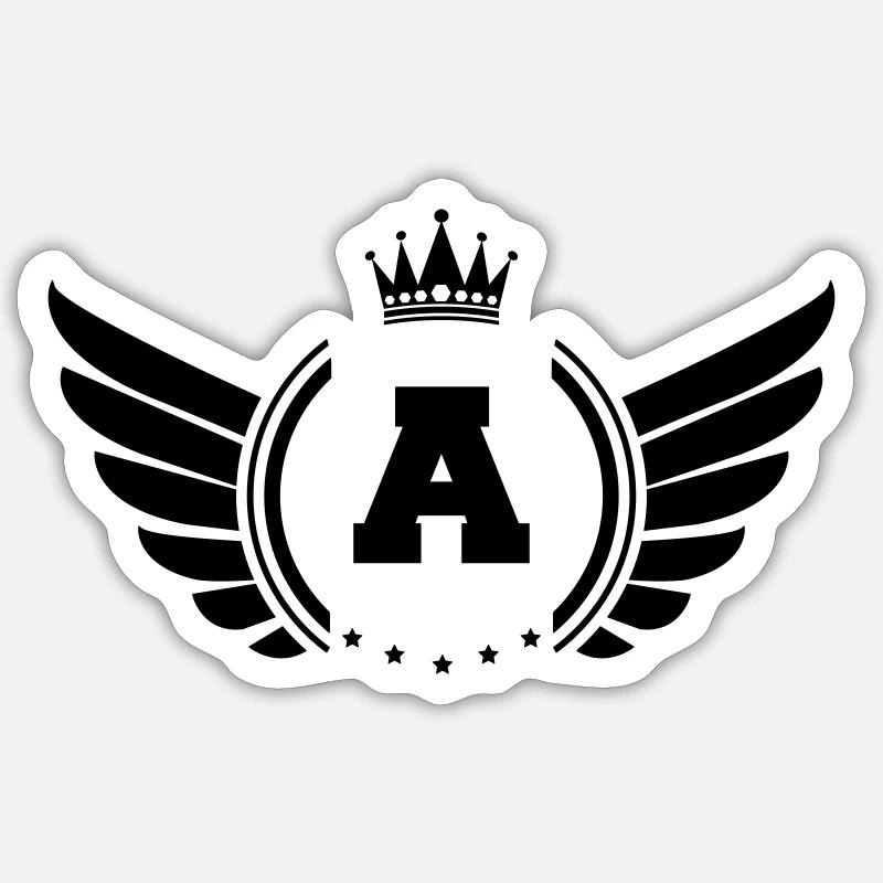 wappen A Sticker Größe S (10 x 10 cm)