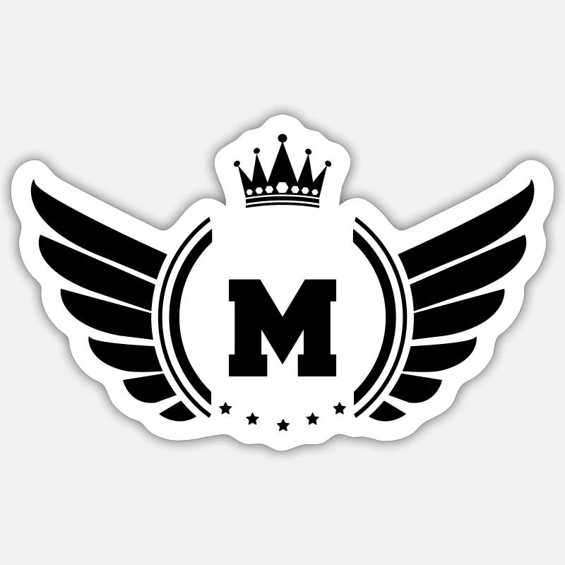 escudo de armas M Pegatina