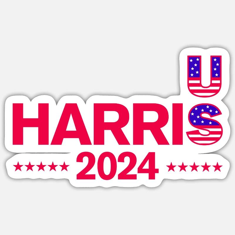 US Elections 2024 Harris Sticker size S (10 x 10 cm)