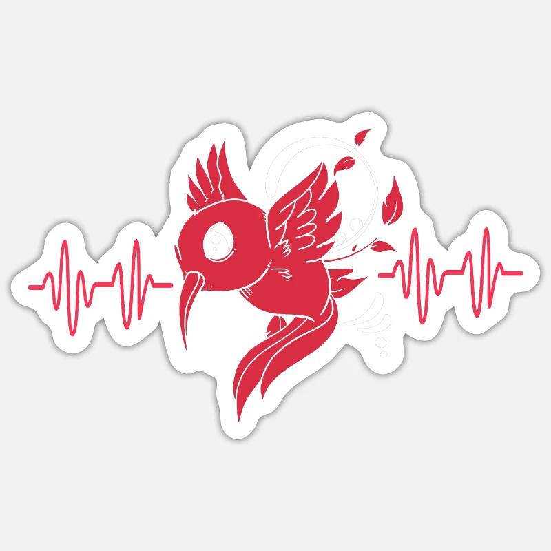 Colibri Sticker taille S (10 x 10 cm)