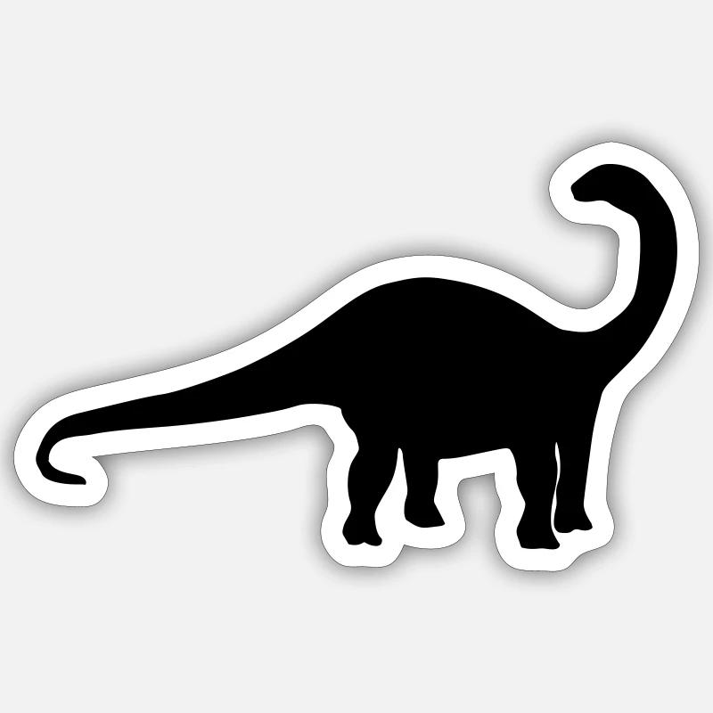 Dinosaurier Apatosaurus Sticker Größe S (10 x 10 cm)