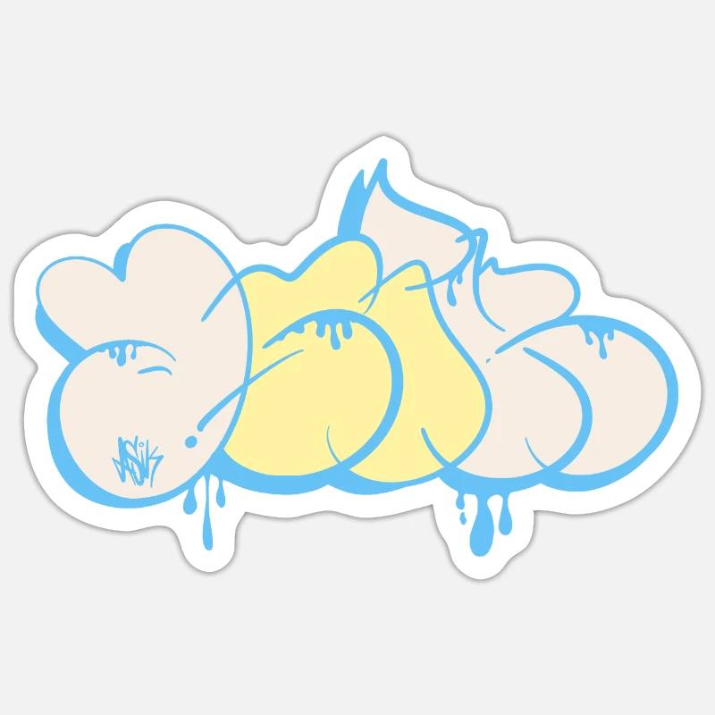 Untitled Project 2 Sticker size S (10 x 10 cm)