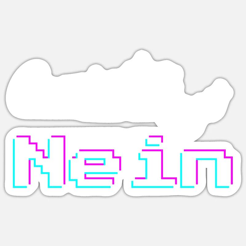 Computer says no | Computer says no Sticker size S (10 x 10 cm)