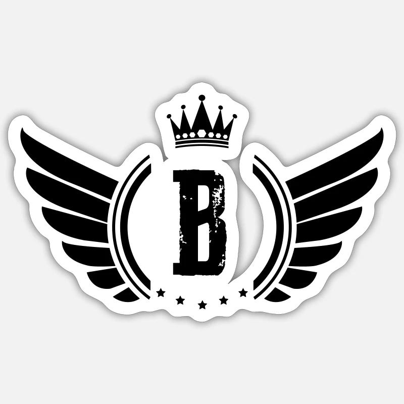 wappen b Sticker Größe S (10 x 10 cm)