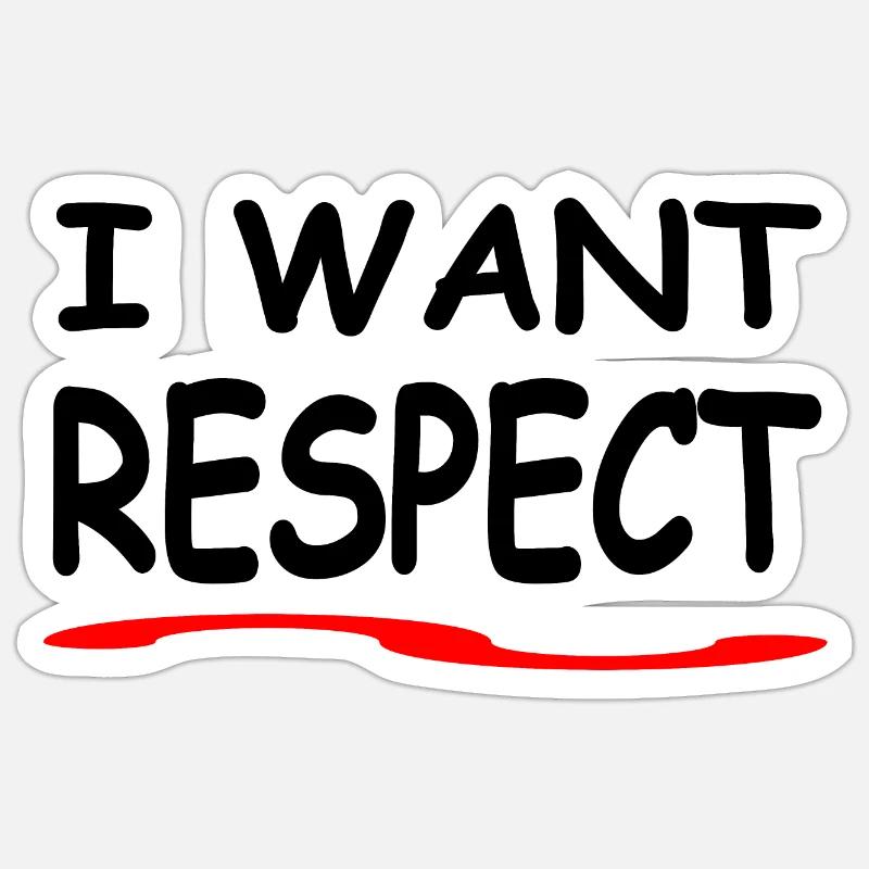 Respect Sticker taille S (10 x 10 cm)