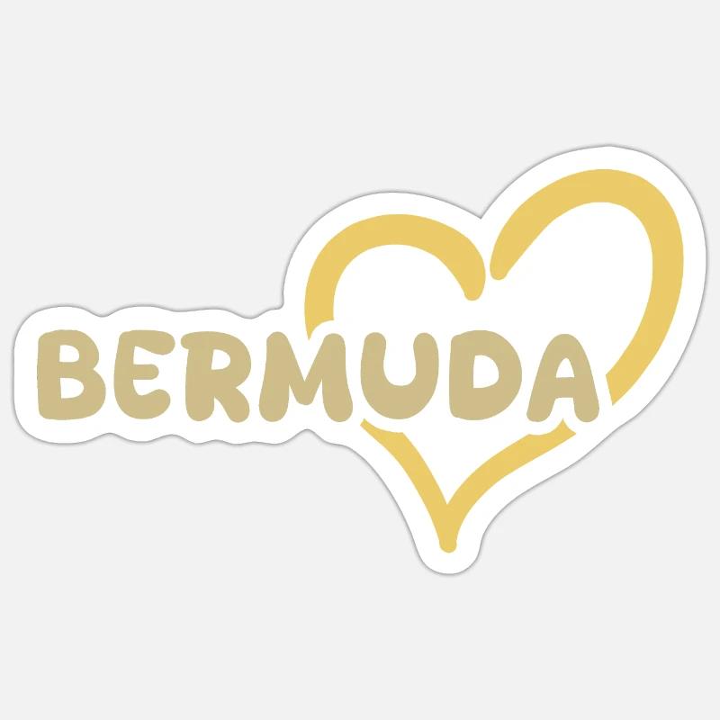 Bermuda Bermuda Sticker Größe S (10 x 10 cm)