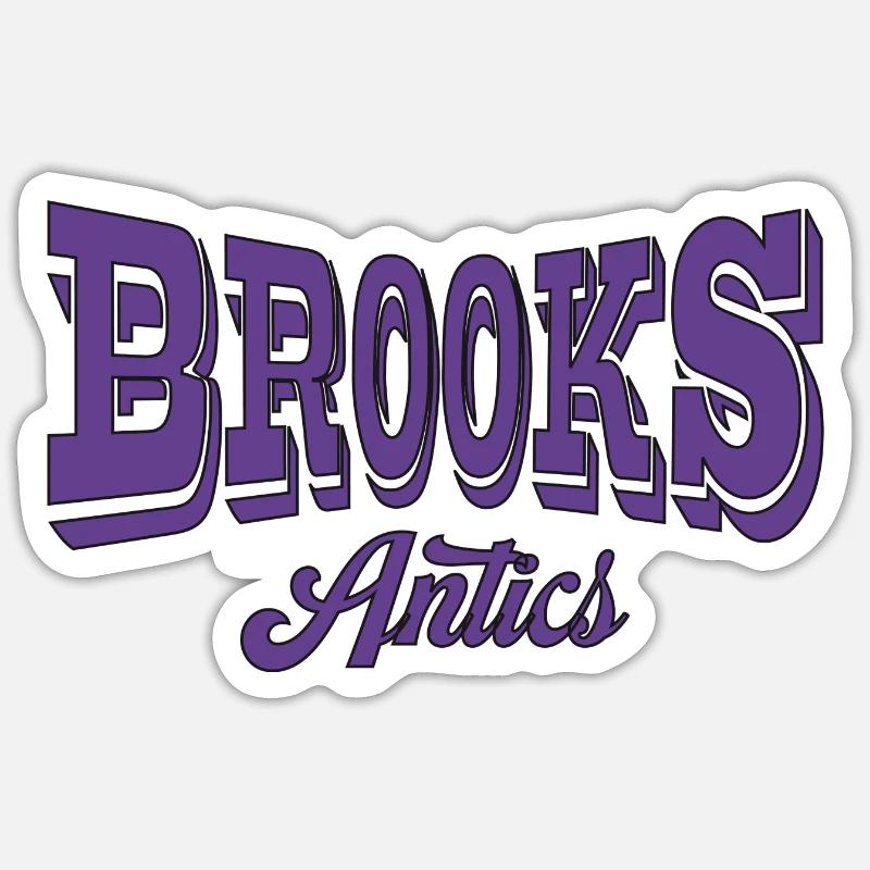 BROOKS ANTICS Sticker size S (10 x 10 cm)