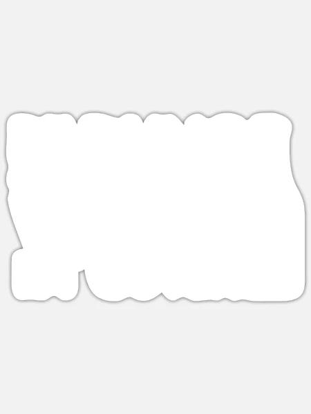 Vodka Alkohol Vodkatrinker Geschenk - Sticker Größe S (10 x 10 cm) - Mattweiß