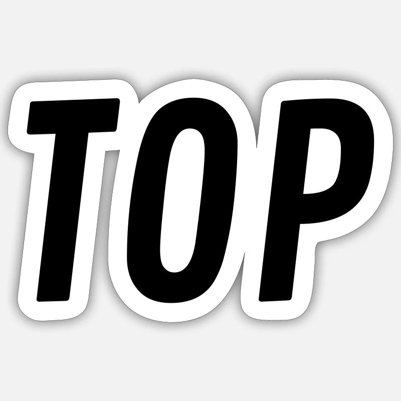 TOP Gift Sticker size S (10 x 10 cm)