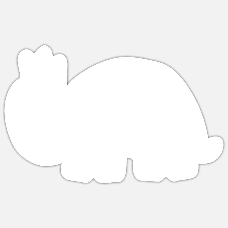 Laughing turtle with crown Sticker size S (10 x 10 cm)