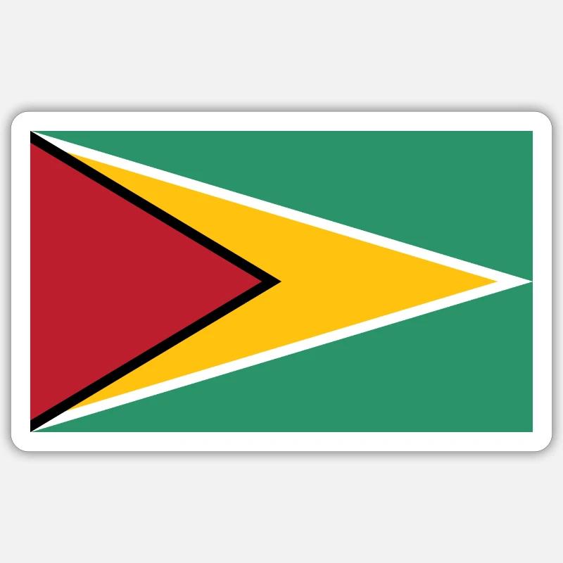 Guyana Sticker size S (10 x 10 cm)