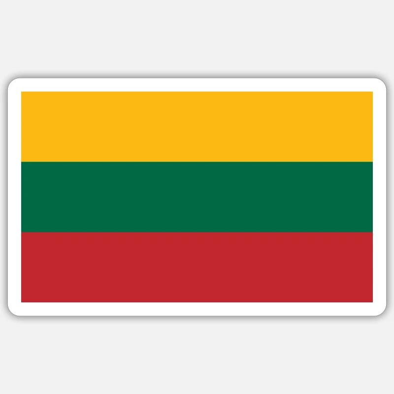 Lithuania - Sticker size S (10 x 10 cm) - white matte