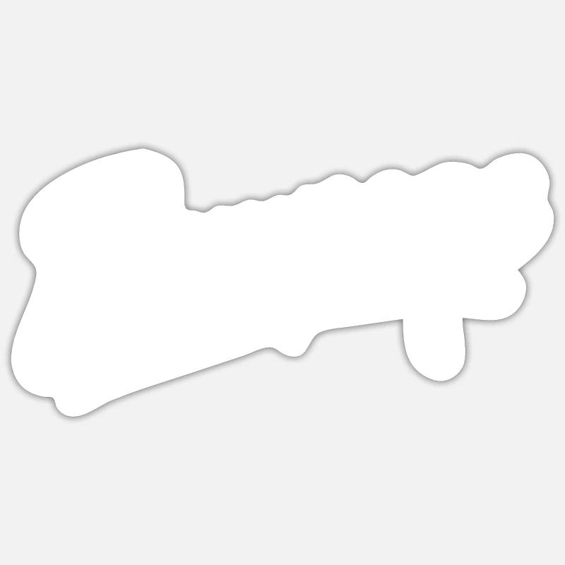 Rampage - Sticker size S (10 x 10 cm) - white matte