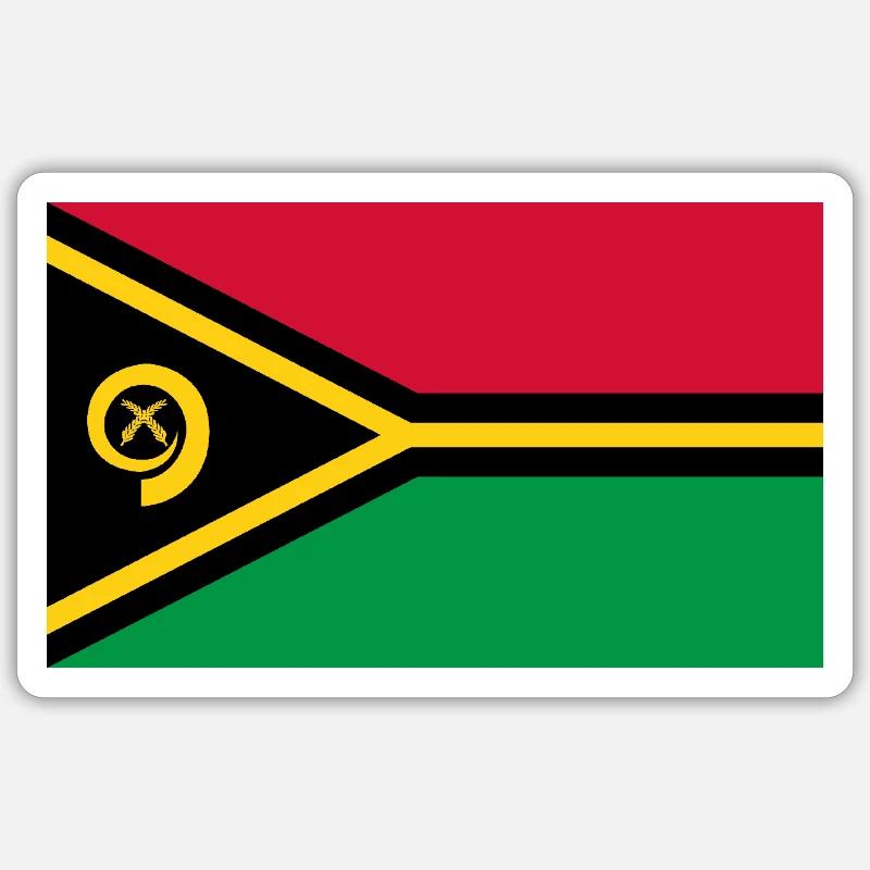 Vanuat - Sticker Größe S (10 x 10 cm) - Mattweiß