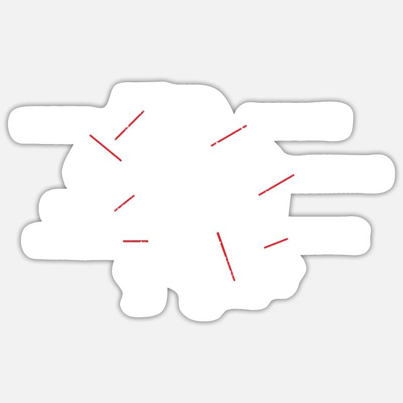 Jiu Jitsu Self Defense - Sticker size S (10 x 10 cm) - white matte