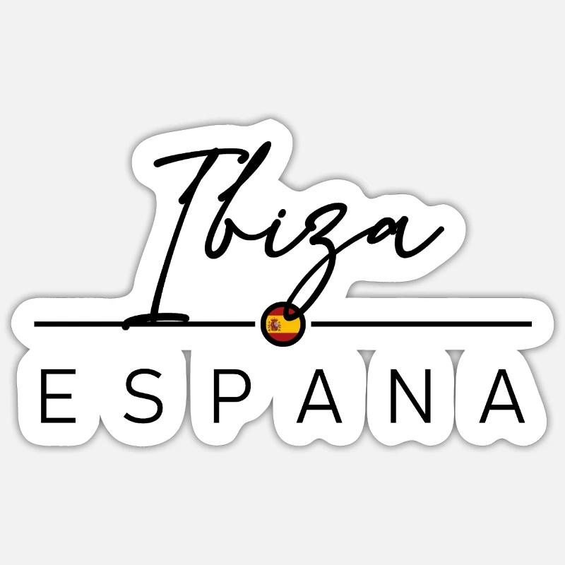 Spain - Ibiza - Spanien - Espana Sticker Größe S (10 x 10 cm)