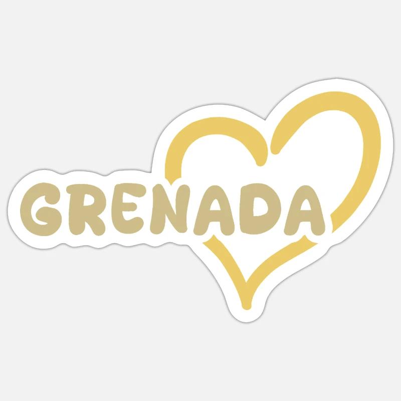 Grenade Grenade Sticker taille S (10 x 10 cm)
