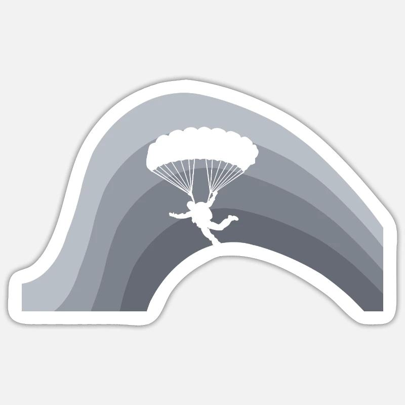 Skydive Skydiving - Sticker size S (10 x 10 cm) - white matte