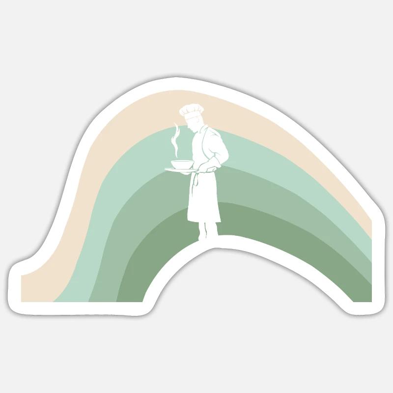 Chef Star Chef Sticker size S (10 x 10 cm)