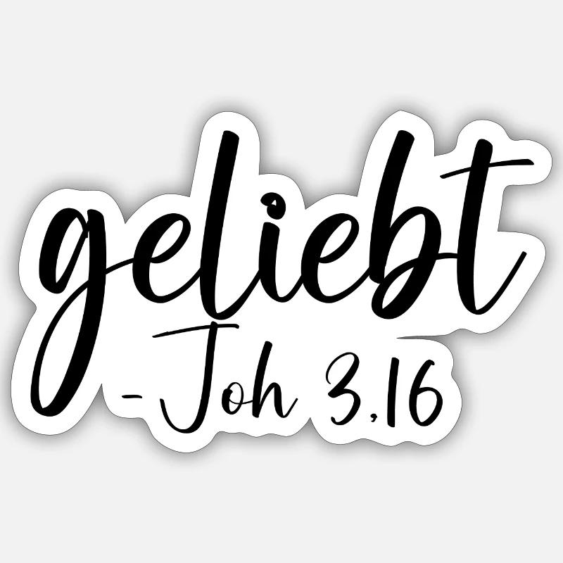 beloved Sticker size S (10 x 10 cm)