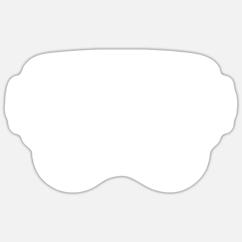 Simple Diving Goggles Logo Style Sticker size S (10 x 10 cm)