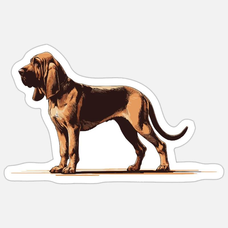 Limier - Sticker taille S (10 x 10 cm) - blanc mat