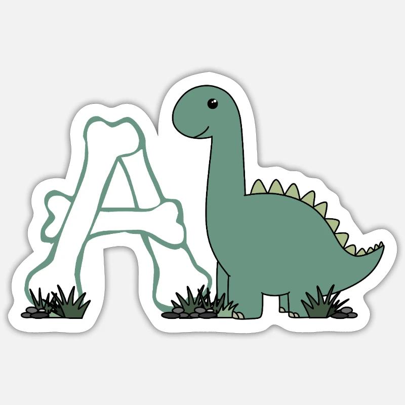 Lettre A - Sticker taille S (10 x 10 cm) - blanc mat