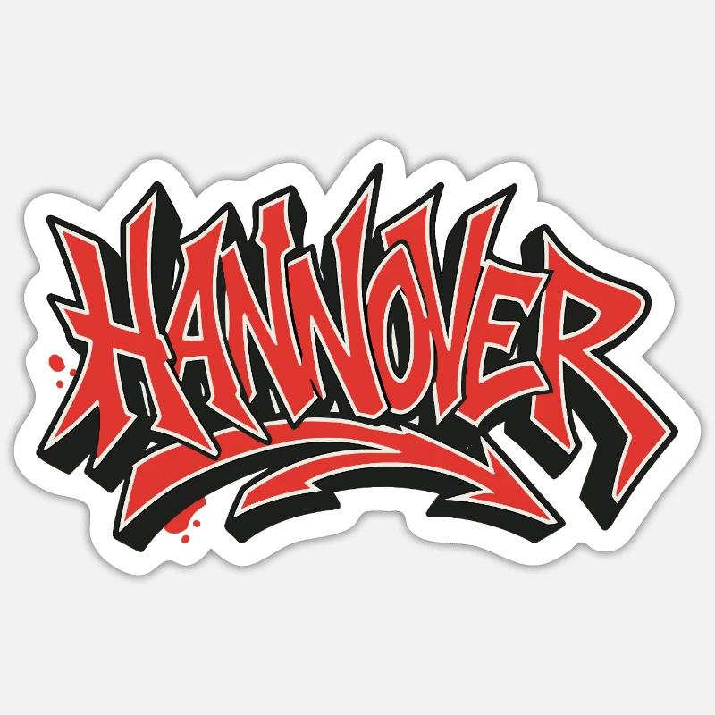 Hannover Graffiti Sticker Größe S (10 x 10 cm)