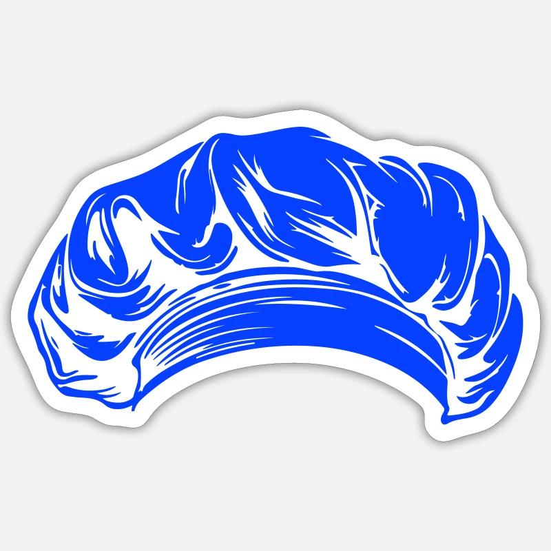 Toque - Sticker taille S (10 x 10 cm) - blanc mat