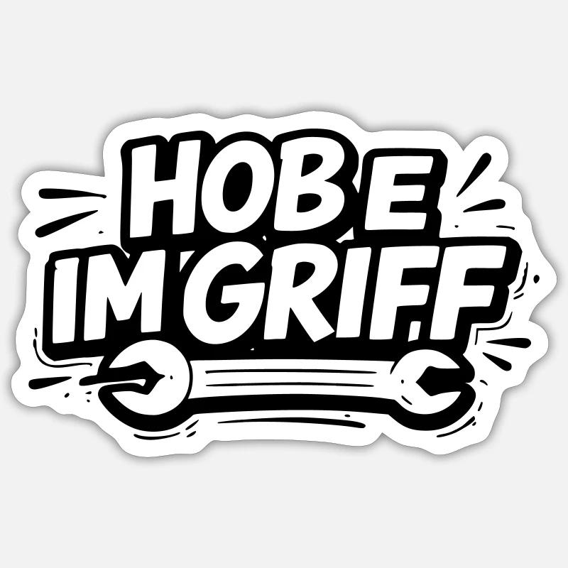 Hobe under control Sticker size S (10 x 10 cm)