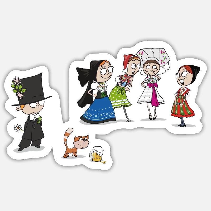 COMIC KVASS Sticker size S (10 x 10 cm)