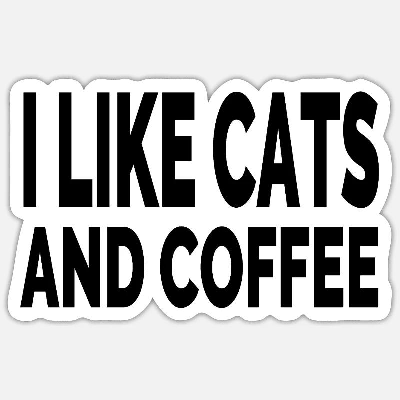 feline - Sticker size S (10 x 10 cm) - white matte